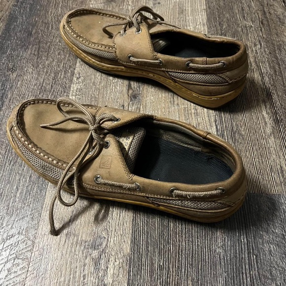 Sperry Men's Tan and Brown Boat-shoes - Picture 3 of 4